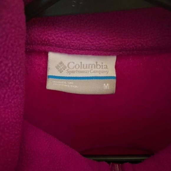 Columbia pink medium fleece euc! - Picture 4 of 6